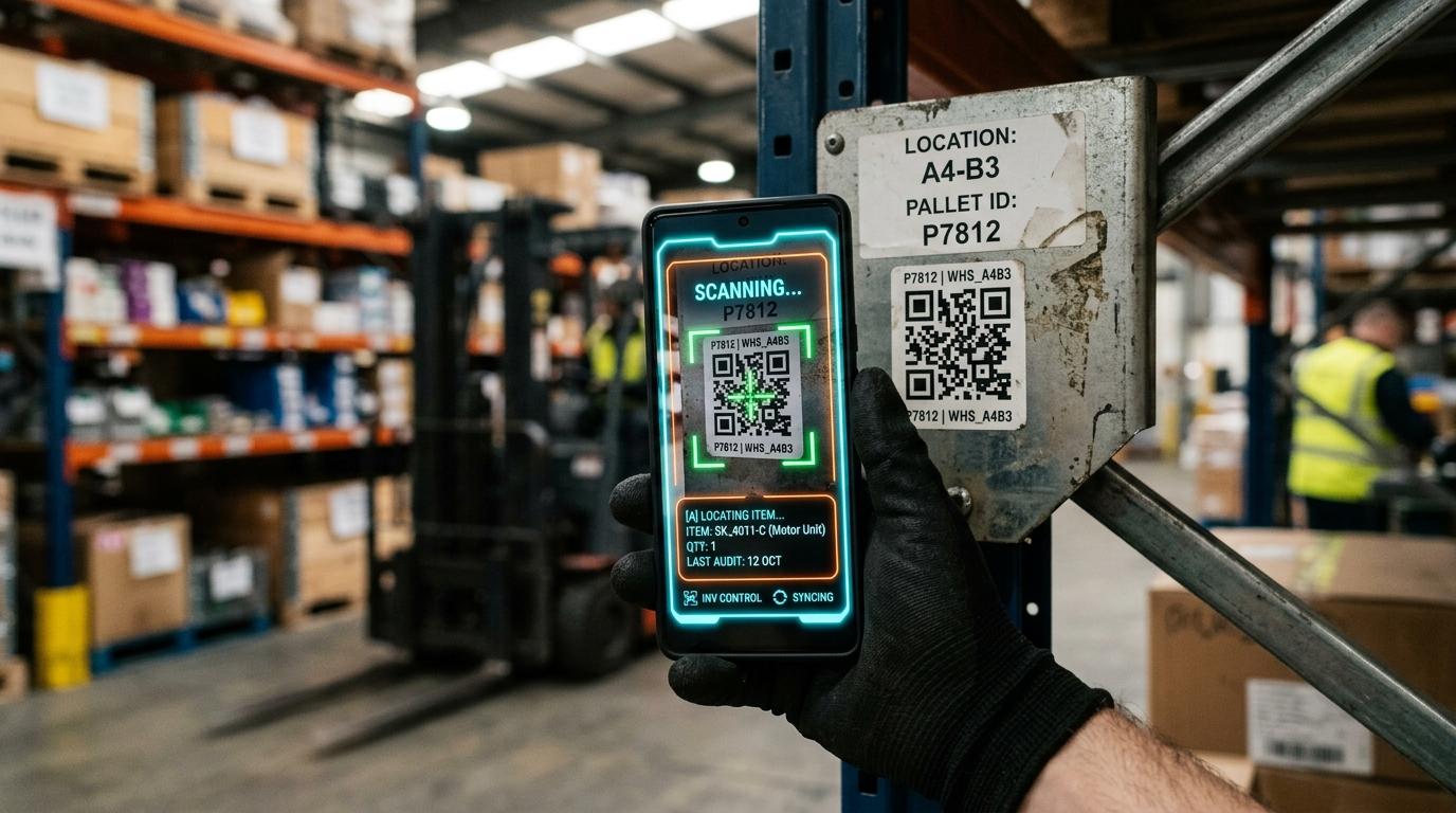 QR-kod bilan inventarizatsiya: bir kunlik ish 40 daqiqada
